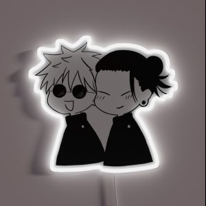 Gojou And Geto Chibi RGB Neon Sign