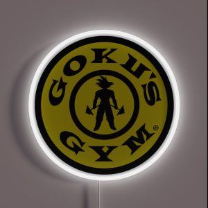 Goku S Gym RGB Neon Sign