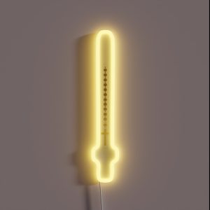 Gold Rosary Beads RGB Neon Sign