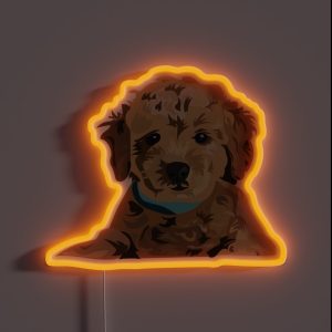 Golden Doodle RGB Neon Sign Golden Doodle RGB Neon Sign