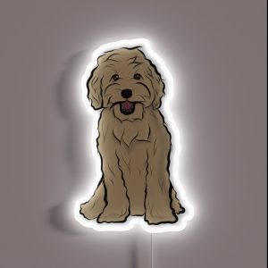 Golden Doodle RGB Neon Sign Golden Doodle RGB Neon Sign