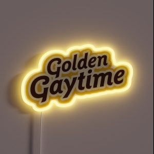 Golden Gaytime RGB Neon Sign Golden Gaytime RGB Neon Sign