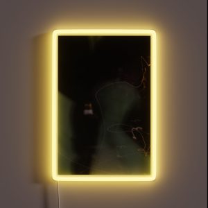 Golden Man Light Trails RGB Neon Sign