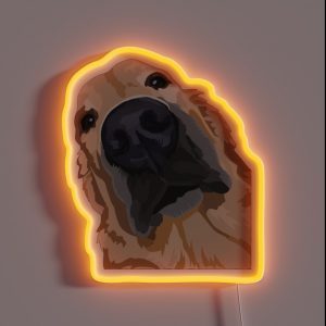 Golden Retriever RGB Neon Sign Golden Retriever RGB Neon Sign