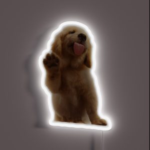 Golden Retriever RGB Neon Sign