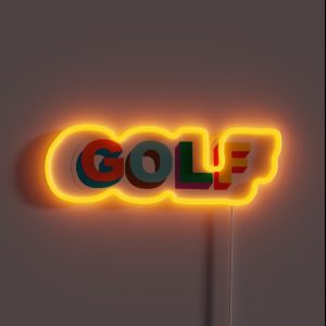 Golf 3 RGB Neon Sign