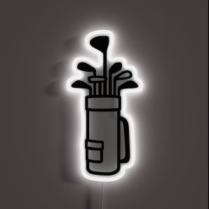 Golf Bag RGB Neon Sign Golf Bag RGB Neon Sign