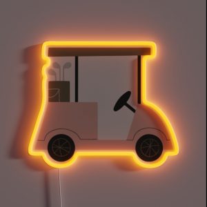 Golf Girl RGB Neon Sign