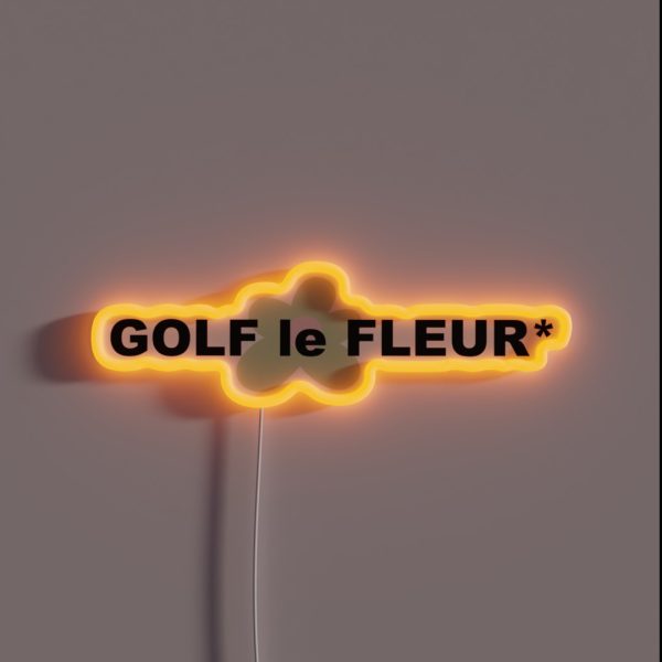Golf Le Fleur Logo RGB Neon Sign