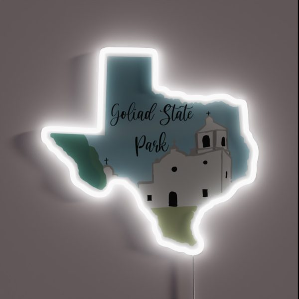 Goliad State Park RGB Neon Sign