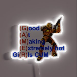 Good At Making Extremely Hot Girls Cum Funny Gamer RGB Neon Sign