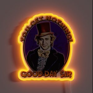 Good Day Sir Wonka RGB Neon Sign
