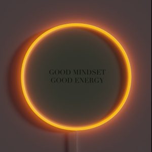 GOOD MINDSET GOOD ENERGY RGB Neon Sign