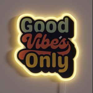 Good Vibes Only RGB Neon Sign