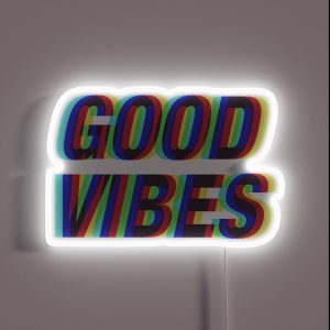 Good Vibes RGB Neon Sign