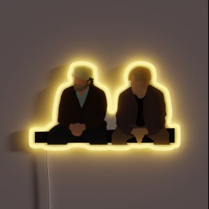 Good Will Hunting Park Bench Scene RGB Neon Sign