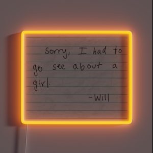 Good Will Hunting RGB Neon Sign