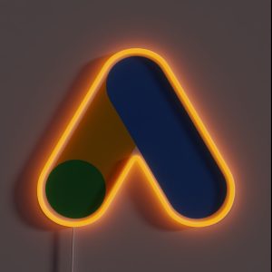Google Ads Icon RGB Neon Sign