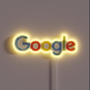 Google Logo Colorful Watercolor Painted RGB Neon Sign Google Logo Colorful Watercolor Painted RGB Neon Sign