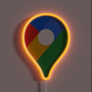 Google Maps RGB Neon Sign