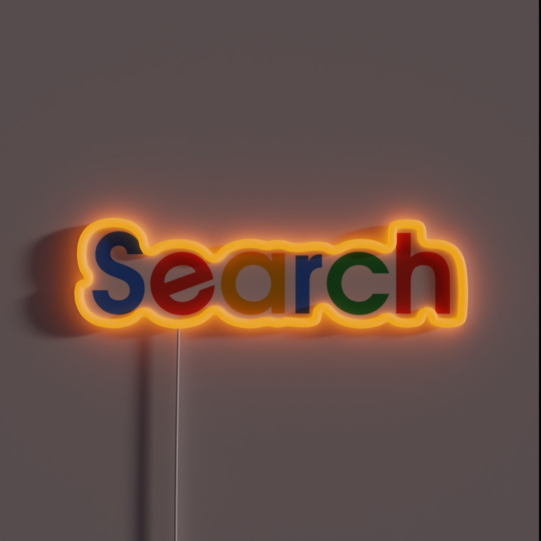 Google Search RGB Neon Sign Google Search RGB Neon Sign