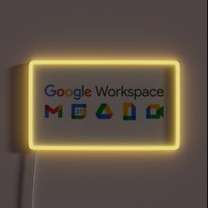 Google Workspace RGB Neon Sign