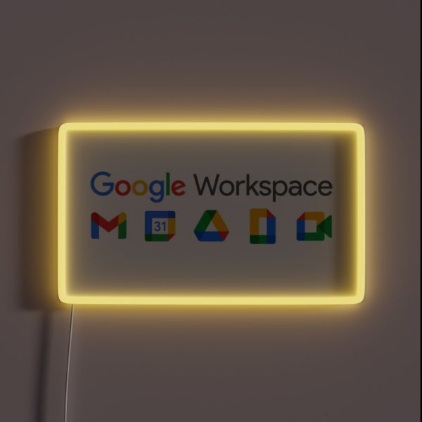 Google Workspace RGB Neon Sign