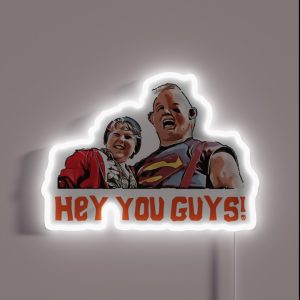 Goonies Hey You Guys RGB Neon Sign