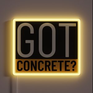 Got Concrete RGB Neon Sign