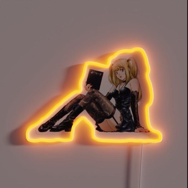 Goth Anime Girl RGB Neon Sign