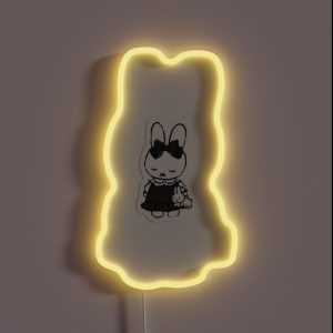 Goth Lolita Miffy RGB Neon Sign Goth Lolita Miffy RGB Neon Sign