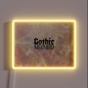 Gothic Mermaid Mermaidcore Siren Aesthetics RGB Neon Sign