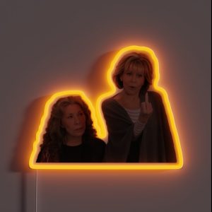 Grace And Frankie Middle Finger RGB Neon Sign