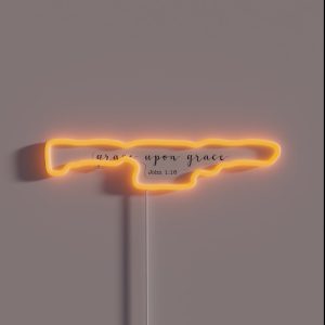Grace Upon Grace RGB Neon Sign