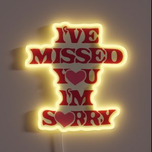 Gracie Abrams I Ve Missed You I M Sorry RGB Neon Sign