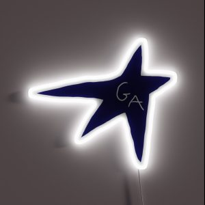 Gracie Abrams Midnight Blue Star Logo RGB Neon Sign Gracie Abrams Midnight Blue Star Logo RGB Neon Sign