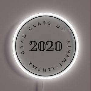 Graduating Class Of 2020 Seniors RGB Neon Sign