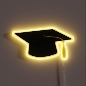 Graduation Cap RGB Neon Sign