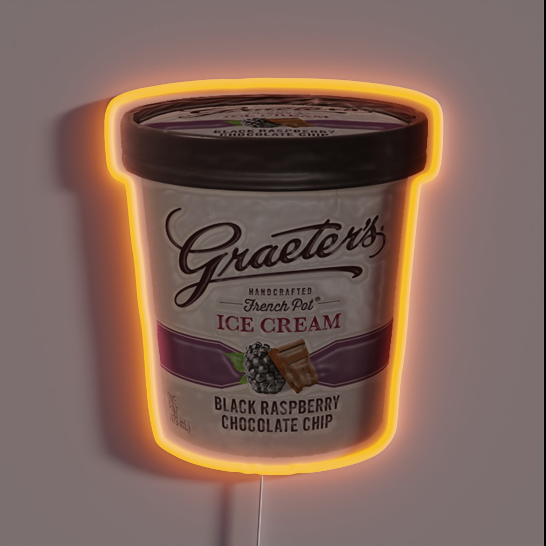 Graeter S Pint Enamel RGB Neon Sign Graeter S Pint Enamel RGB Neon Sign