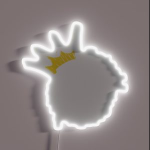Graffiti Satoshi Nakamoto Smiley RGB Neon Sign Graffiti Satoshi Nakamoto Smiley RGB Neon Sign