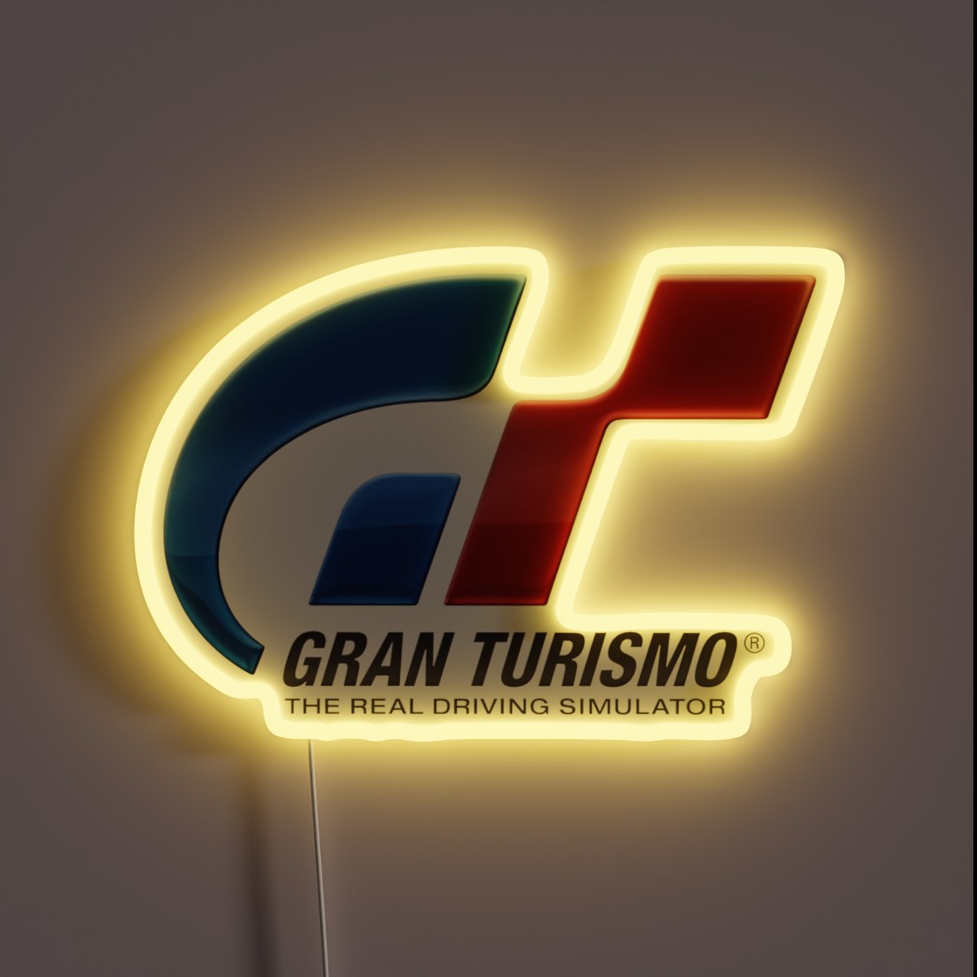 Gran Turismo Logo Colors RGB Neon Sign Gran Turismo Logo Colors RGB Neon Sign