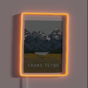 Grand Teton RGB Neon Sign