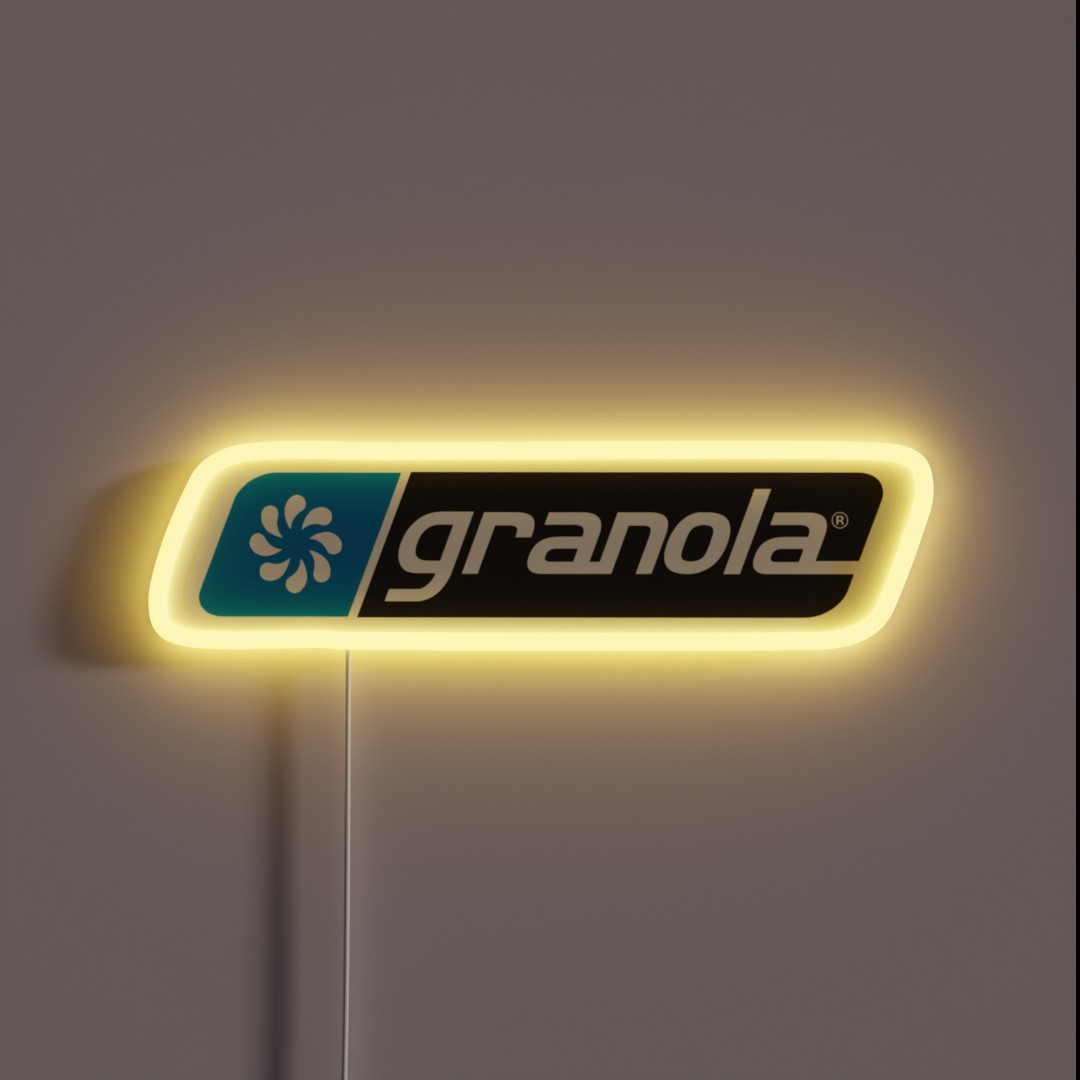 Granola Nalgene Logo RGB Neon Sign Granola Nalgene Logo RGB Neon Sign