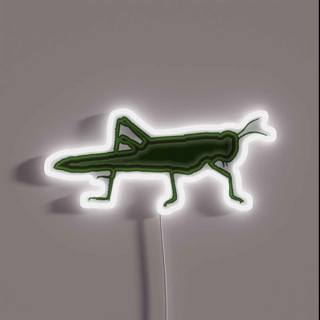Grasshopper Legendary Animals RGB Neon Sign Grasshopper Legendary Animals RGB Neon Sign