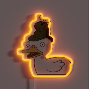 Gravity Falls Ducktective RGB Neon Sign