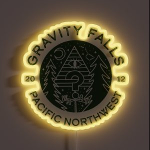Gravity Falls RGB Neon Sign
