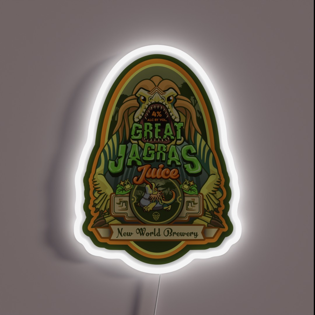 Great Jagras Juice RGB Neon Sign Great Jagras Juice RGB Neon Sign