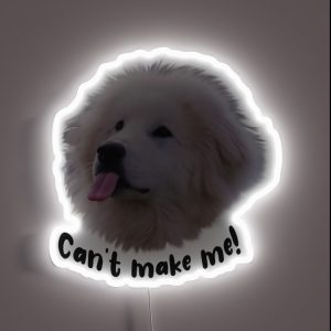 Great Pyrenees Humor RGB Neon Sign Great Pyrenees Humor RGB Neon Sign