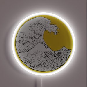 Great Wave RGB Neon Sign