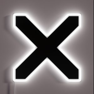 GREEK X CROSS Small Pattern RGB Neon Sign